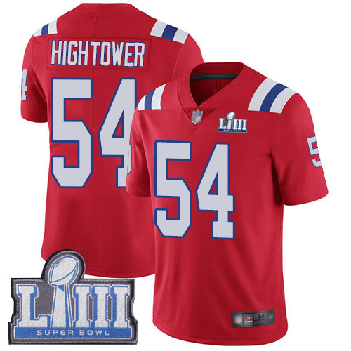 New England Patriots Football #54 Super Bowl Limited Red Men Dont a Hightower Alternate NFL Jersey